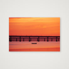 Load image into Gallery viewer, Skiff and the Tay Bridges at Sunset — 60×40cm, 24×16" Print only
