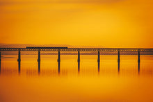 Load image into Gallery viewer, Tay Rail Bridge Train and Sunset
